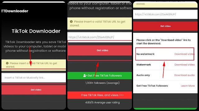 Sử dụng TikTok Downloader