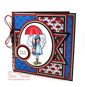 Get Well card by Paperesse, using free Opal Manor digital stamp colored with Caran d'Ache Luminance 6901 pencils.