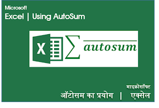 Hindi Videos AutoSum in Excel