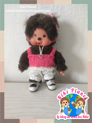 kiki Monchhichi tricot handmade fait main