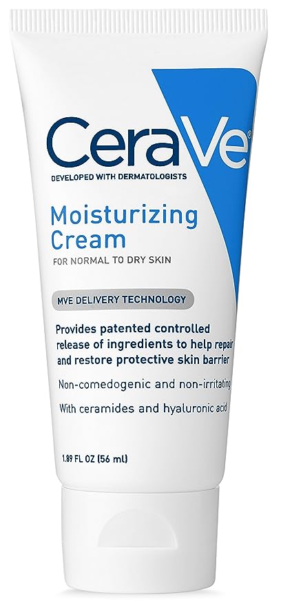 CeraVe Moisturizers, Moisturizing Cream, 1.89 Ounce