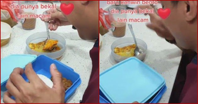 Baru Menikah Pria Bawa Bekal Buatan Istri ke Kantor, Langsung Malu saat Lihat Bentuk Nasi