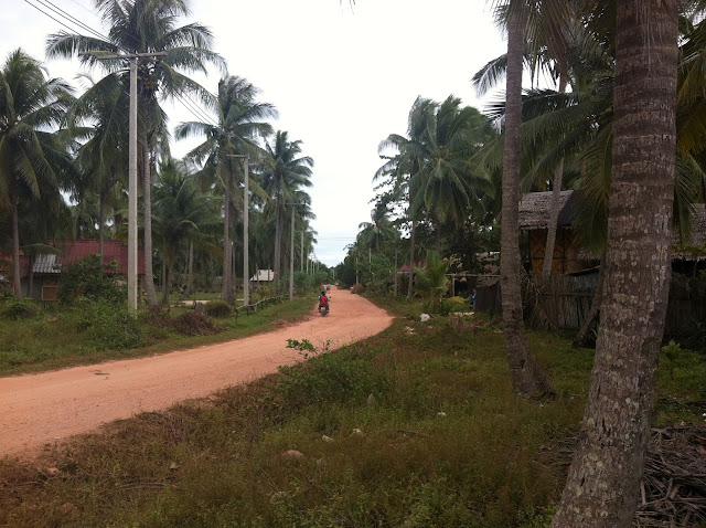 Road into Koh Jum village, Krabi, Thailand 