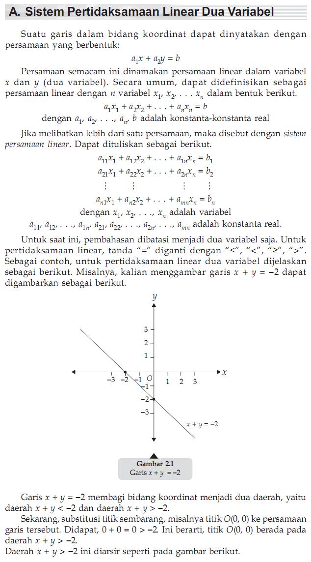 SISTEM PERSAMAAN LINEAR DUA VARIABEL ~ Semua Tentang 