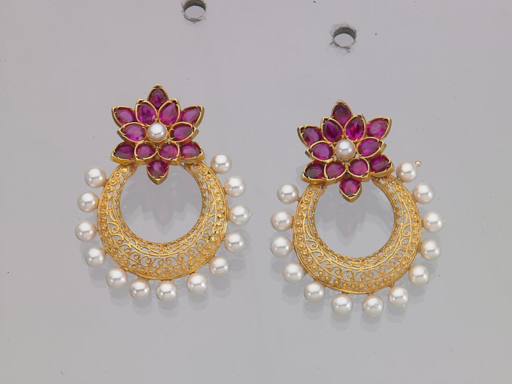 Download Indian Jewellery and Clothing: Elegant earrings from ...