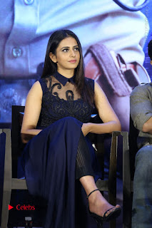 Actress Rakul Preet Singh Stills in Beautiful Blue Long Dress at Dhruva Salute to Audience Event  0080.JPG