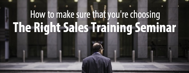 How to choose the right sales training seminar