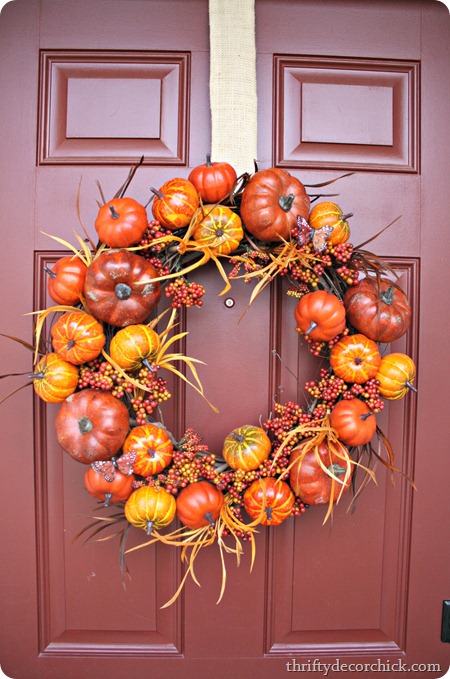 pumpkin wreath