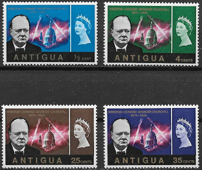 Antigua 1966 Winston Churchill Set