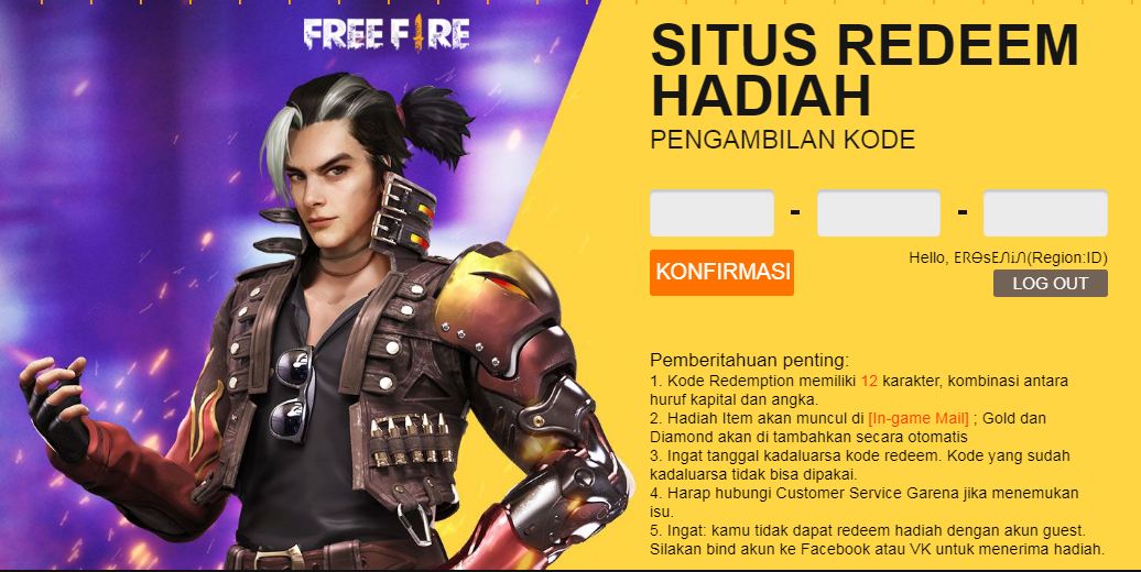 Kode Redeem Free Fire Terbaru 2021 Dijamin Berhasil