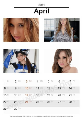 Shay Lauren Desktop Calendar 2011