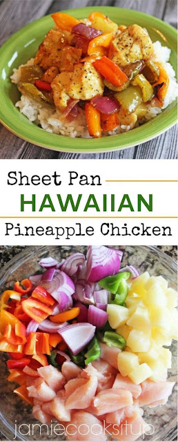 Sheet Pan Hawaiian Pineapple Chicken