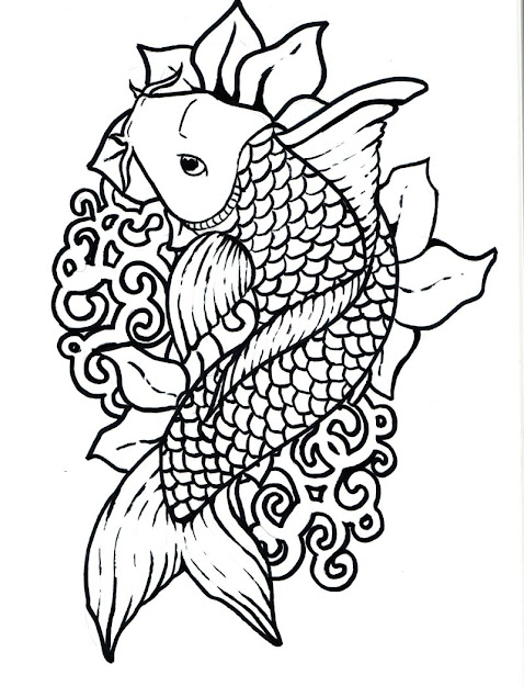 Koi Fish Coloring Pages Source Mandala Flower Coloring Pages Difficult 