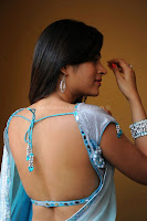 Shraddha, das, hot, saree, milky, back, show