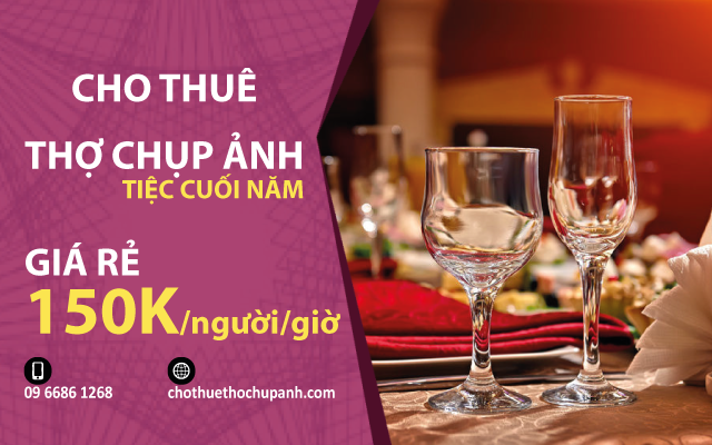 cho thuê thợ chụp ảnh tất niên cuối năm