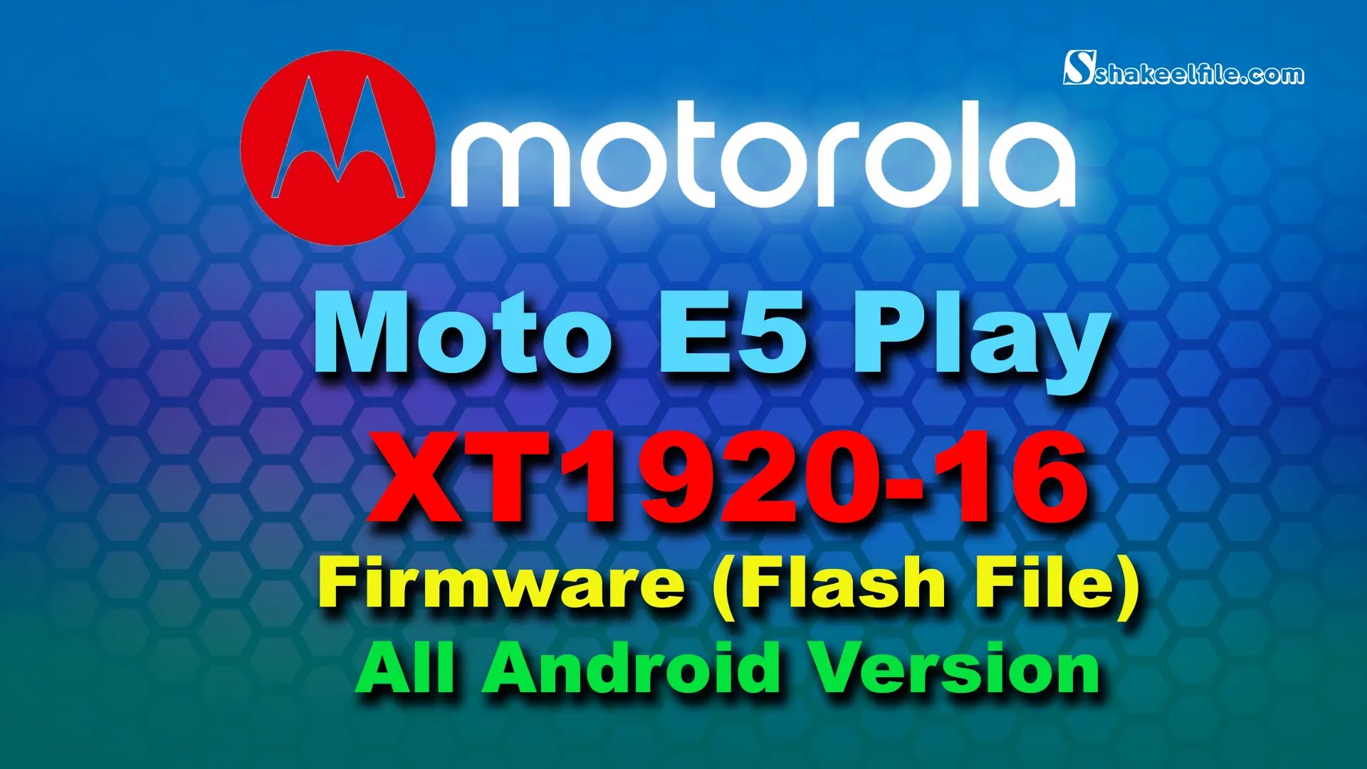 Motorola-Moto-E5-Play-XT1920-16-Firmware