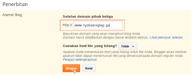 Cara Membuat Blog Dengan Top Level Domain Gratis Dari Freenom