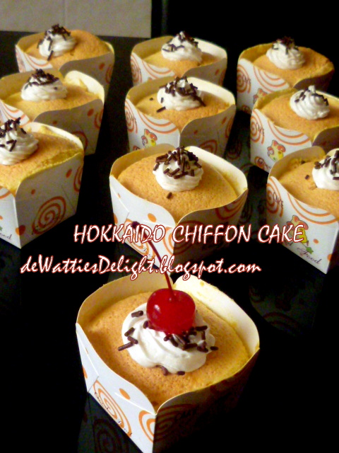 Wattie's HomeMade: Hokkaido Chiffon Cake aka Osaka Cake