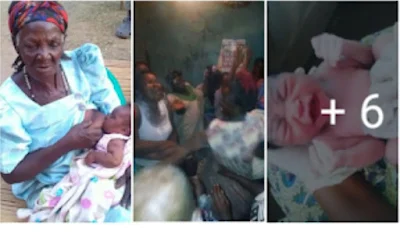 70-Year-Old Nigerian Woman Gives Birth To a bouncing baby boy After 40 Years Of Marriage -(Photos) =>As many that will Congratulate her, May God surprise you with abundance of blessings this 2023 #savagechallenge