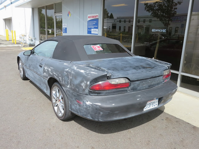 1994 Chevy Camaro Convertible about to be painted at Almost Everything Auto Body