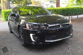 2016 Mitsubishi Lancer SEL 2.4 AWC has a revised front fascia.