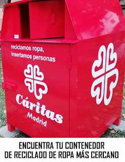 Contenedor de Cáritas