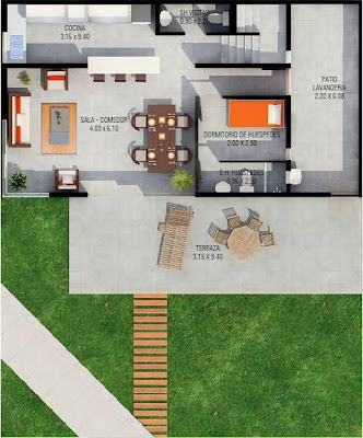 Distribucion De Casas. PLANOS CASA DE 2 PISOS MAS