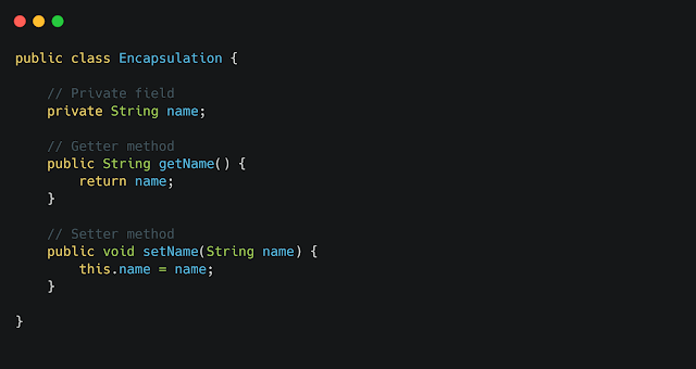 Encapsulation in java