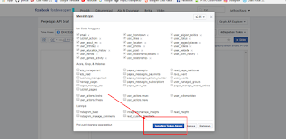 Cara Mendapatkan Akses Token Versi Developers Facebook Tahun 2018