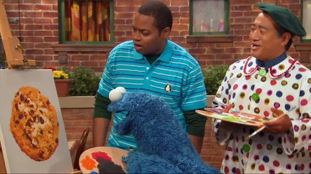 Sesame Street Episode 4714 Painting with Cookie Monster