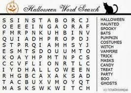 Hard Halloween Word Search 2