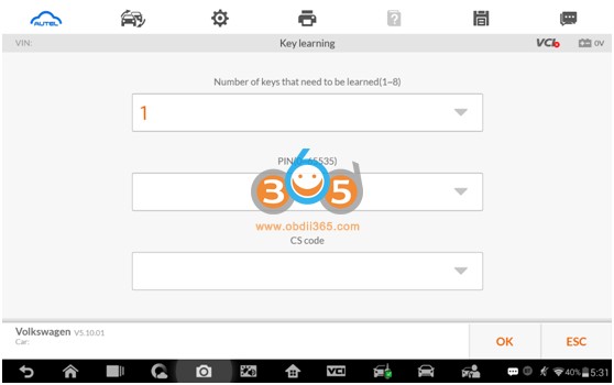 Autel IM608 VW Advanced Mode Key Learning 13