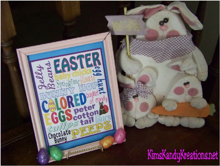  Easter Subway Art Printable by Kandy Kreations