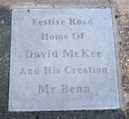 plaque on Festing Road