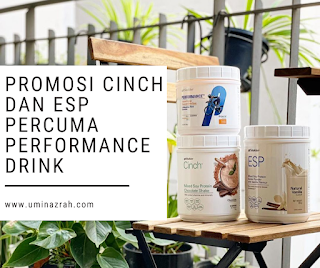 Promosi Cinch Shake dan ESP Shaklee Percuma Performance Drink