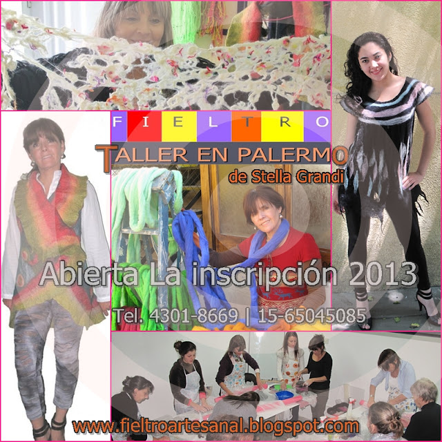 TALLERES DE FIELTRO 2013: ABIERTA LA INSCRIPCION