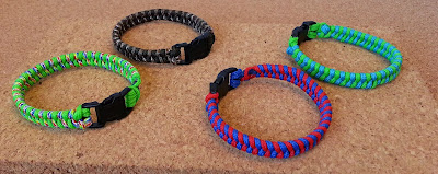 Woven Survival Bracelets. Hands on Crafts for Kids.