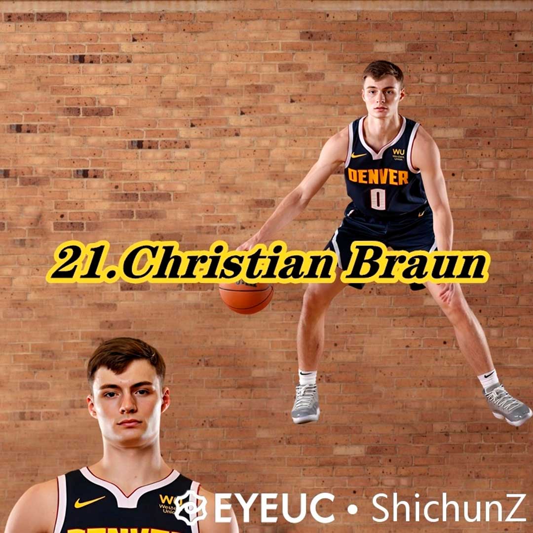 NBA 2K23 Christian Braun Nuggets Portrait