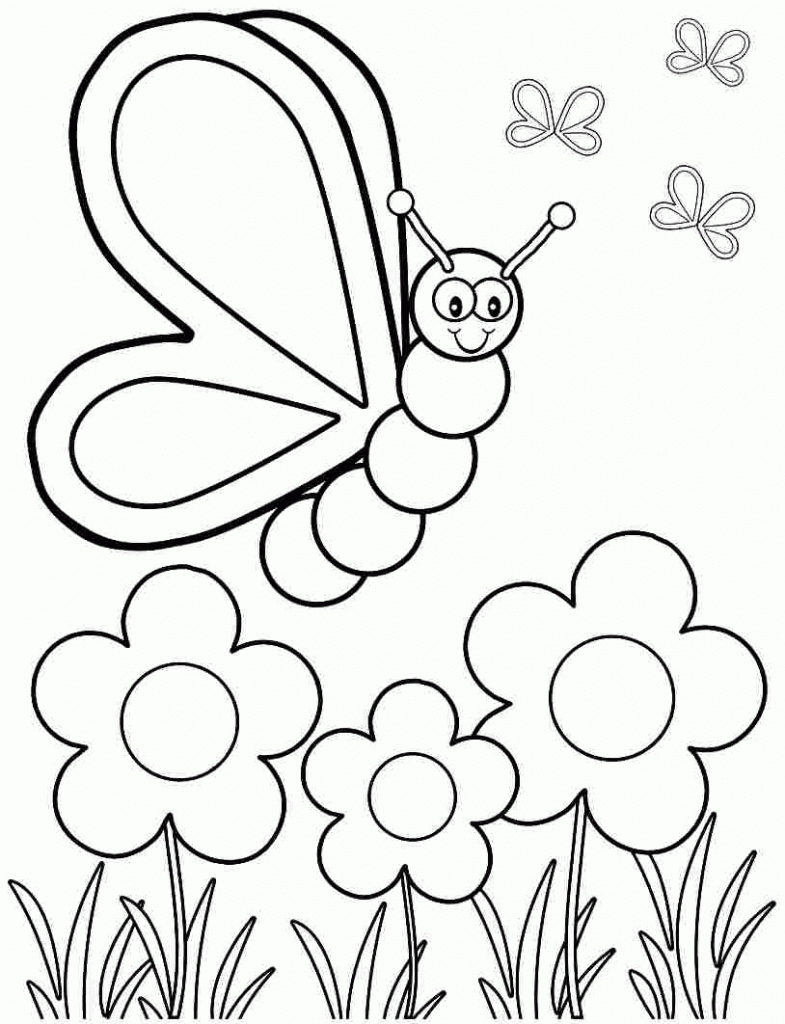 Butterfly Coloring Page