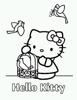 Dibujos de Hello Kitty para Pintar, parte 3