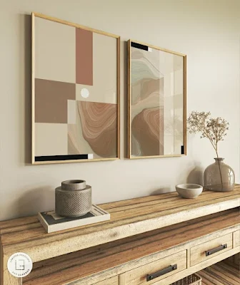 Decore com: com arte, espelhos, plantas, iluminação ou elementos DIY