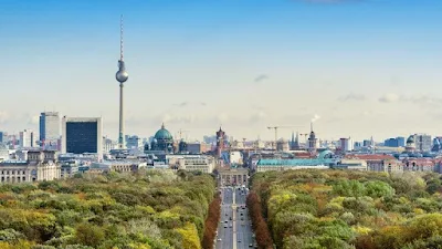 Berlin Aerial photo by shutterstock