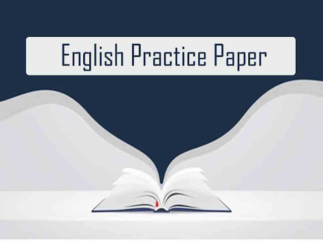 Class 12th English Paper 2024-Higher Secondary Examination-2024- Practice Paper Set-A