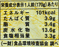 栄養成分表示