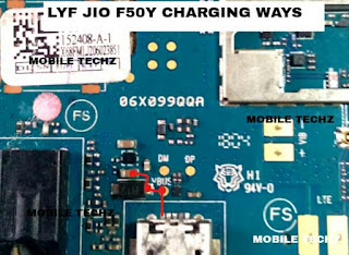 LYF Jio F50Y Charging Problem Jumper Ways Solution