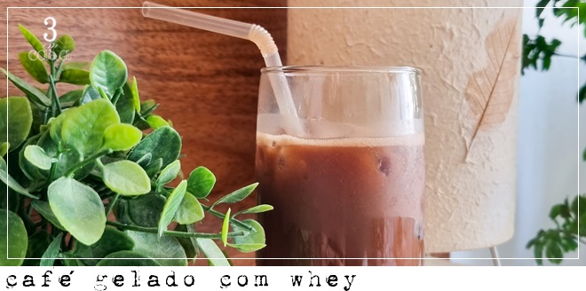 receita de café gelado com whey protein