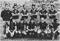 C. F. BARCELONA. Temporada 1971-72. Reina, Rifé, Gallego, Eladio, Torres, Juan Carlos. Fusté, Alfonseda, Bustillo, Marcial y Asensi. REAL ZARAGOZA C. D. 0 C. F. BARCELONA 1 Domingo 29/08/1971, 19:30 horas. Partido amistoso. Zaragoza, estadio de La Romareda. GOLES: 0-1: 62’, Zabalza, de penalti.