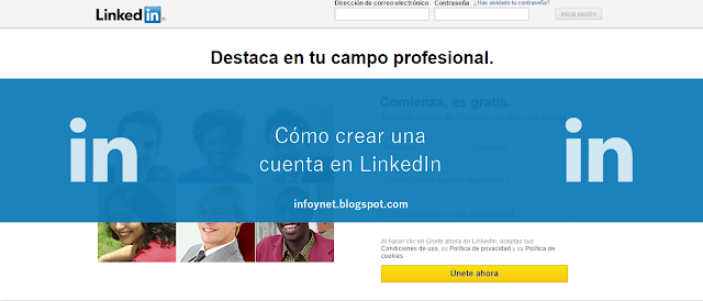 Cómo crear una cuenta en LinkedIn