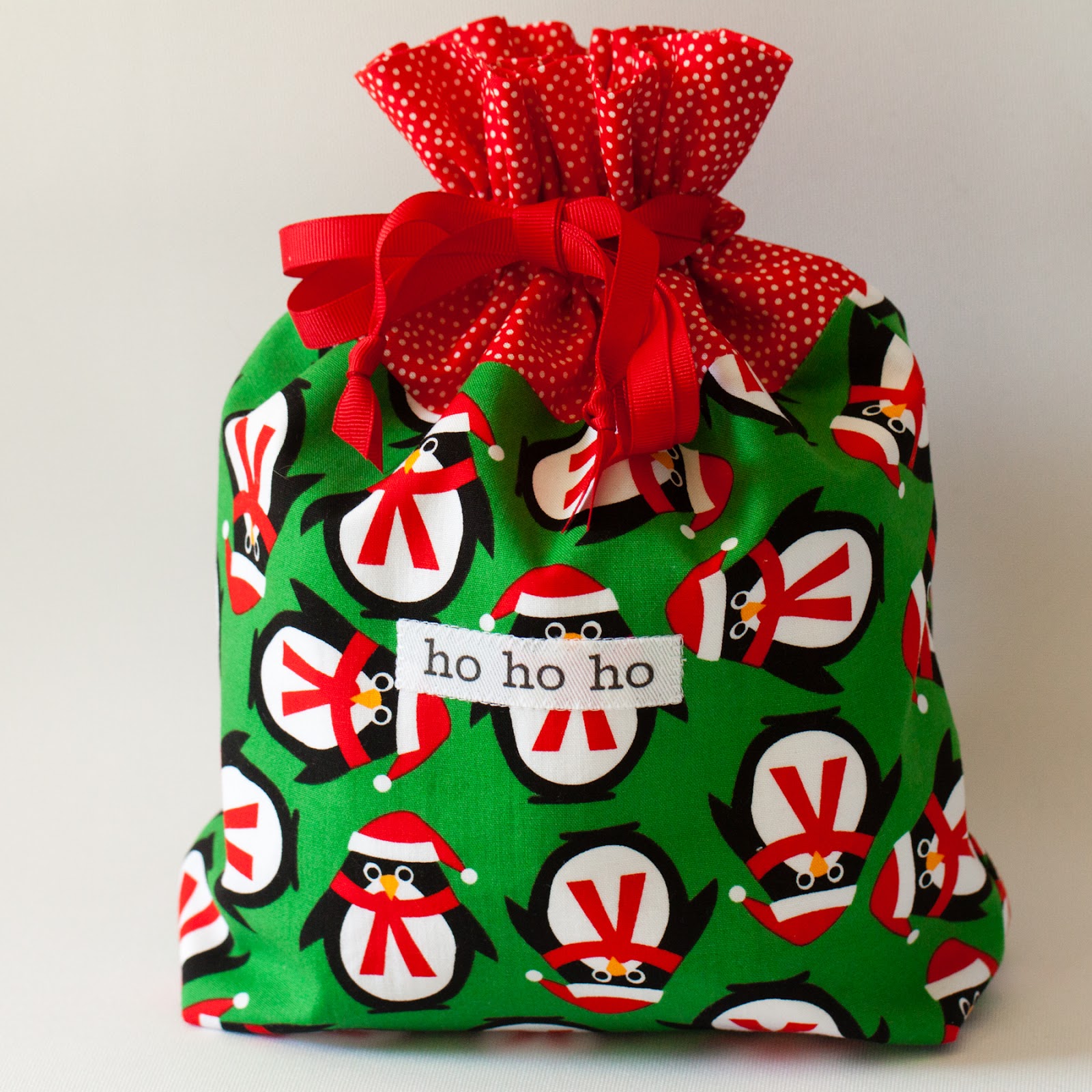 October 4 - Christmas Fabric Gift Bags