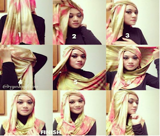 Tutorial Hijab Pashmina Kaos Untuk Acara Kasual Dan Pesta